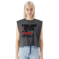 FINAL RESULT Washed Women´s Muscle Tank Top - faded black