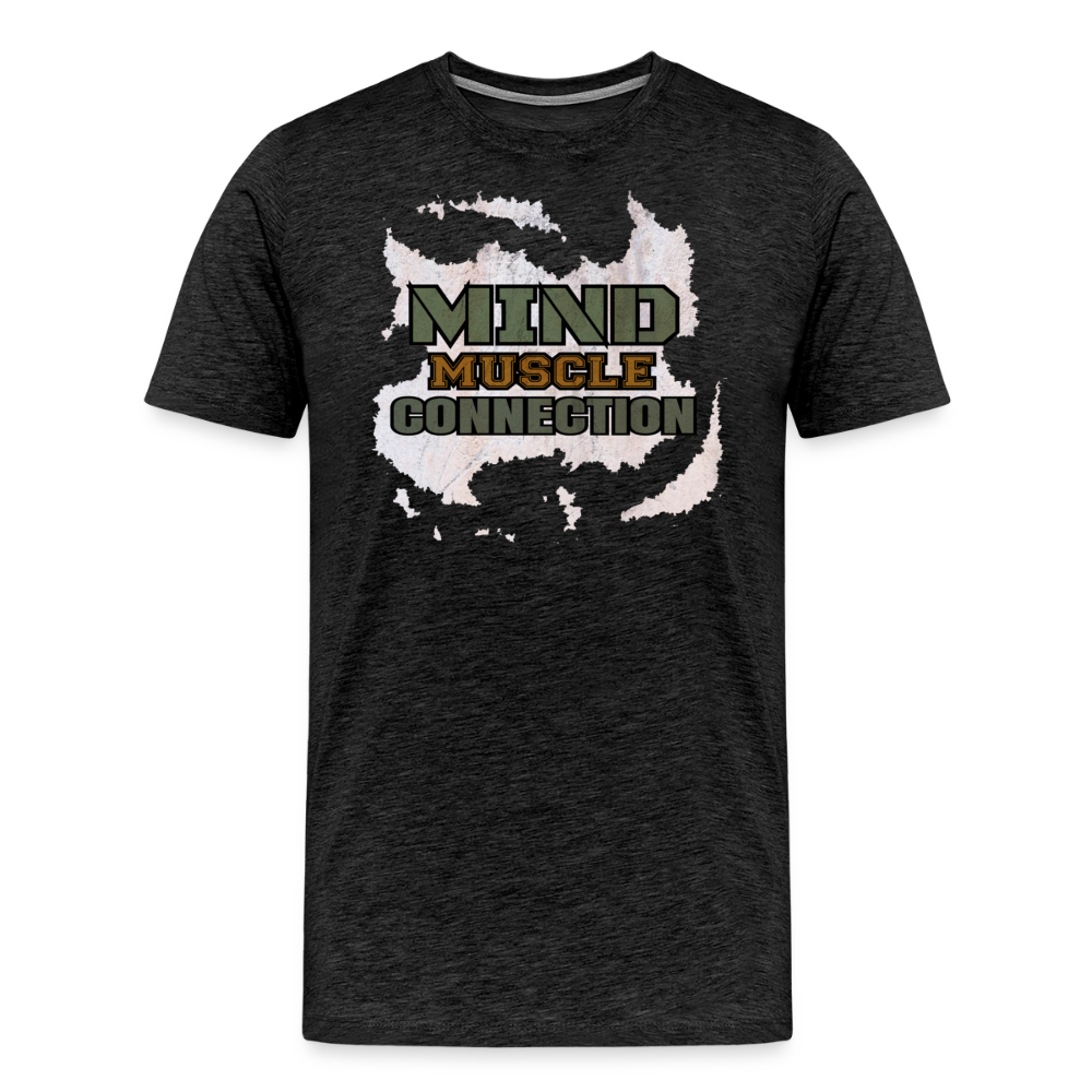 Mind Muscle Connection Premium T-Shirt - charcoal grey