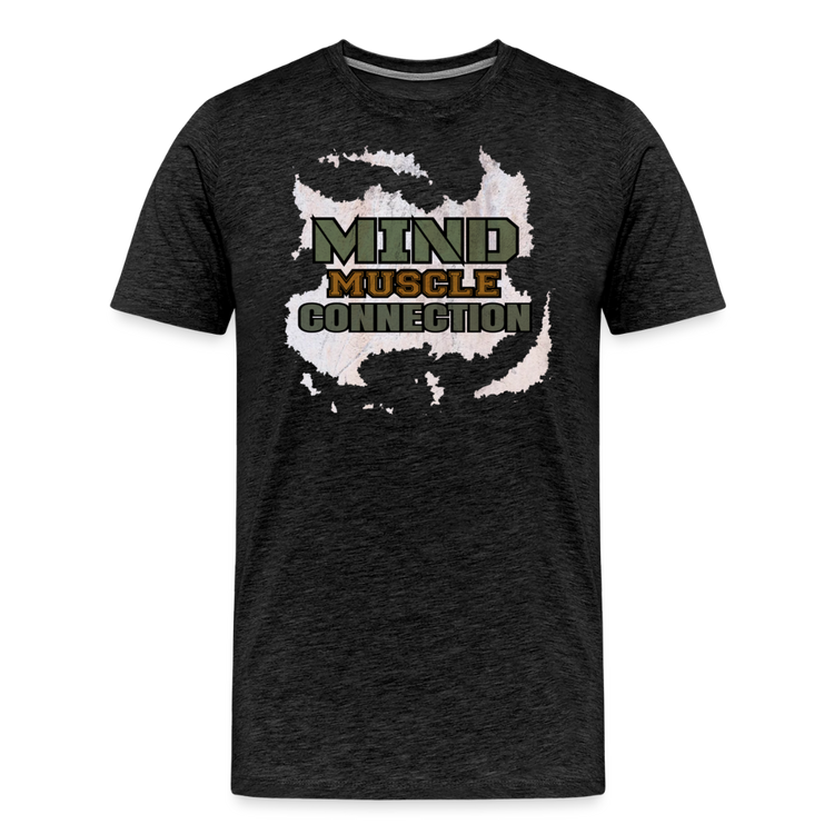 Mind Muscle Connection Premium T-Shirt - charcoal grey