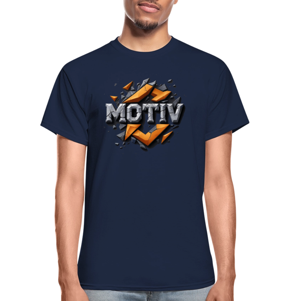Brand Name MOTIV Ultra Cotton Adult T-Shirt - navy