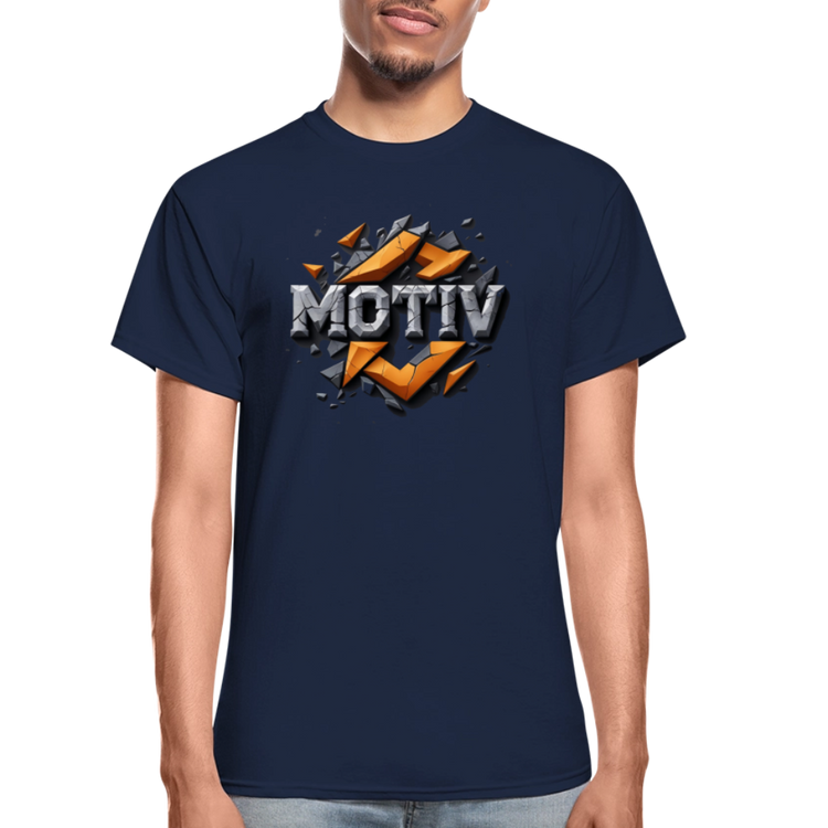 Brand Name MOTIV Ultra Cotton Adult T-Shirt - navy
