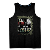 BLODD SWEAT & TEARS Men’s Premium Tank - charcoal grey
