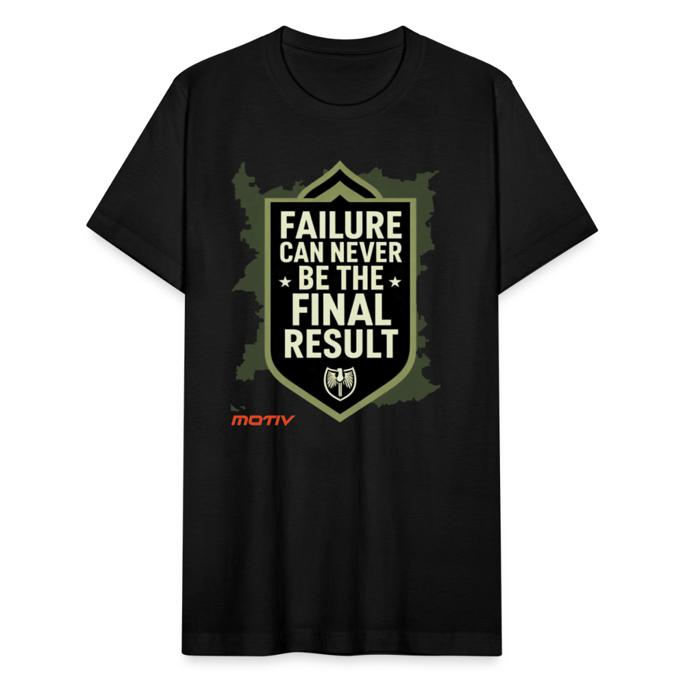 Final Result Jersey T-Shirt by Bella + Canvas - black