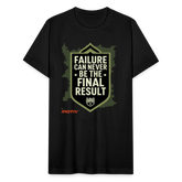 Final Result Jersey T-Shirt by Bella + Canvas - black