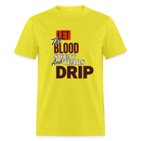 Blood, Sweat & Tears Half Sleeve Premium Tee - yellow