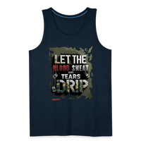 BLODD SWEAT & TEARS Men’s Premium Tank - deep navy
