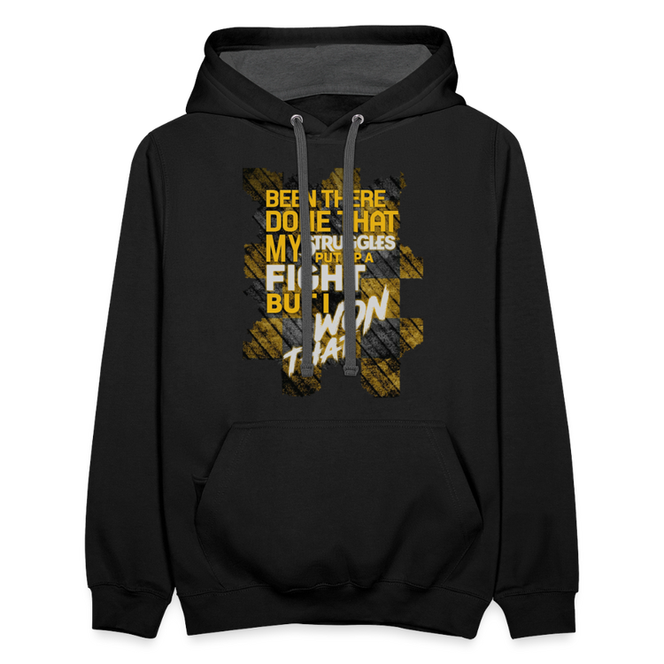 Been There Done That premium Hoodie - black/asphalt