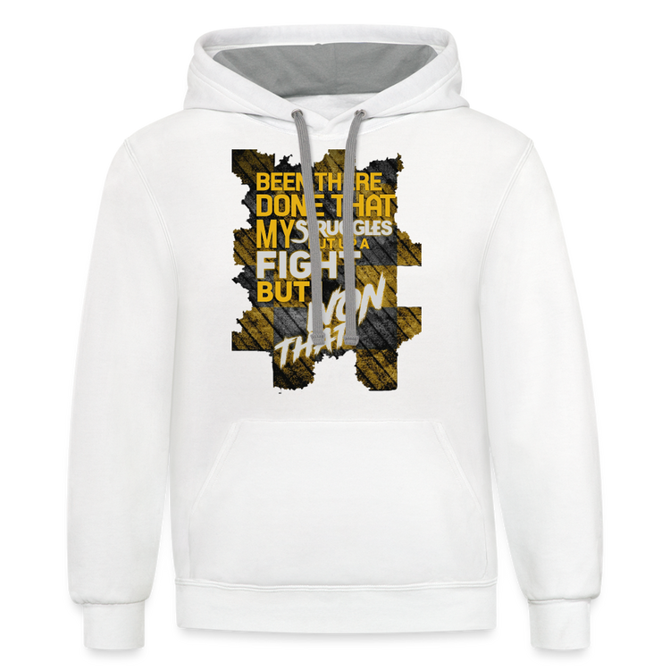 Been There Done That premium Hoodie - white/gray
