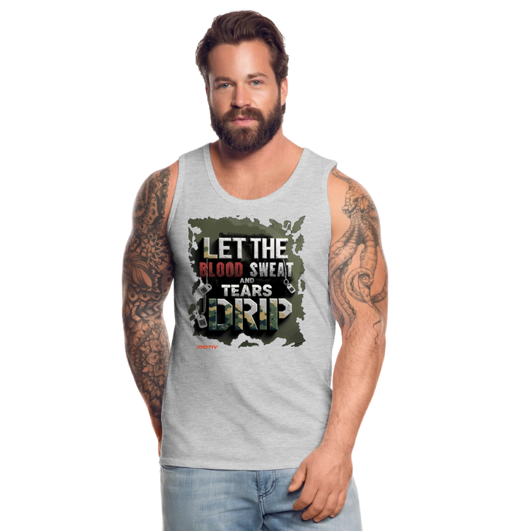 BLODD SWEAT & TEARS Men’s Premium Tank - heather gray