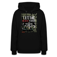 BLOOD SWEAT AND TEARS Women's Premium Quality  Hoodie - black