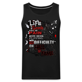 LIFE IS A GAME Men’s Premium Tank - black