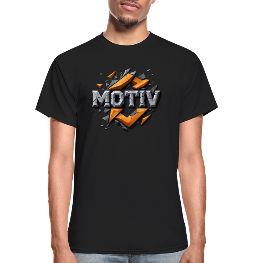 Brand Name MOTIV Ultra Cotton Adult T-Shirt - black