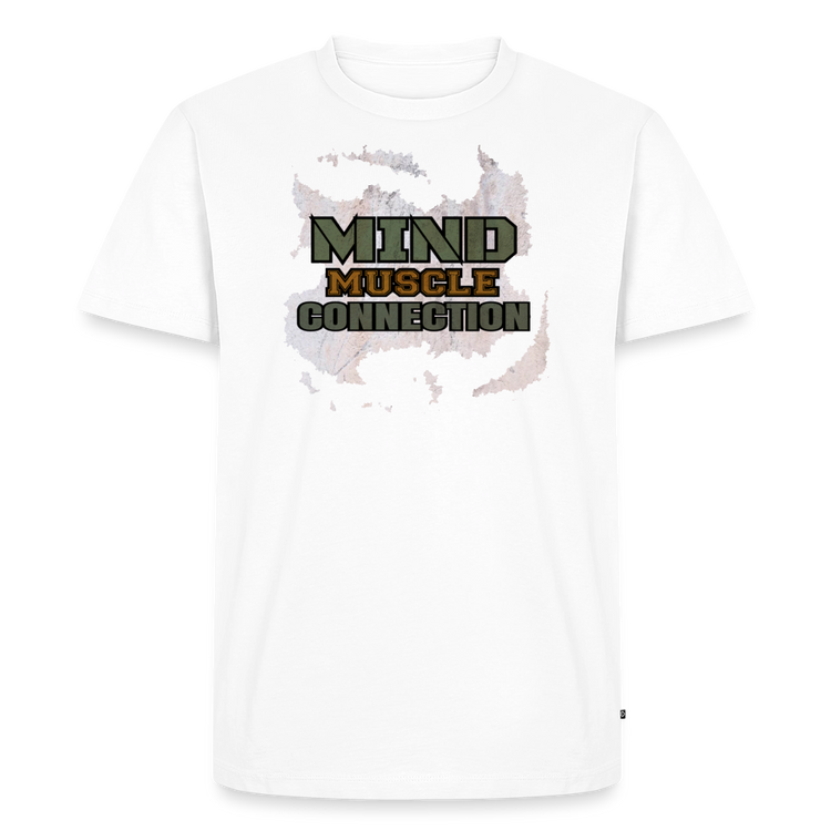 Mind Muscle Connection Premium T-Shirt - white