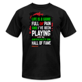 LIFE IS A GAME PALESTINE Edition  Men's T-Shirt by Bella + Canvas - black