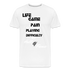 Life Is A Game Men’s Premium Organic T-Shirt - white