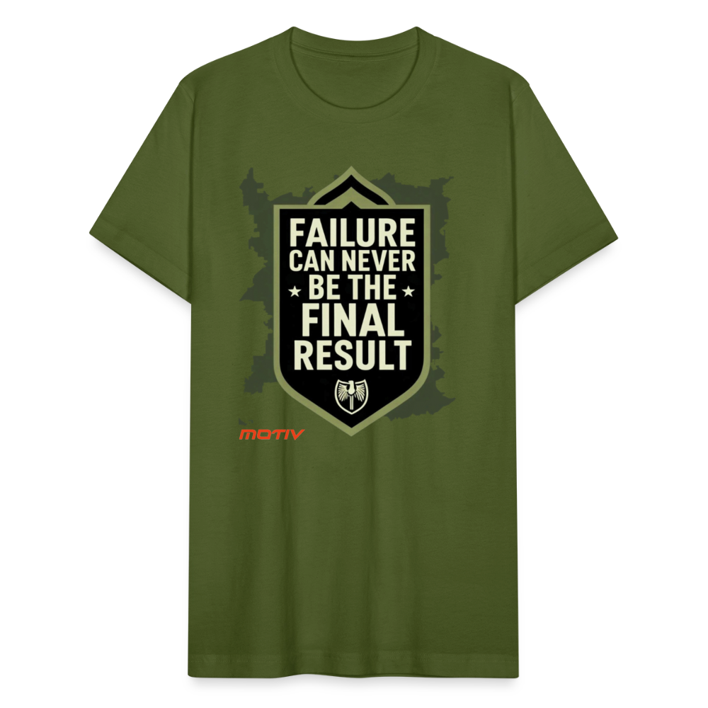 Final Result Jersey T-Shirt by Bella + Canvas - olive