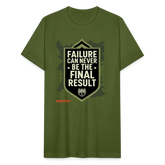 Final Result Jersey T-Shirt by Bella + Canvas - olive