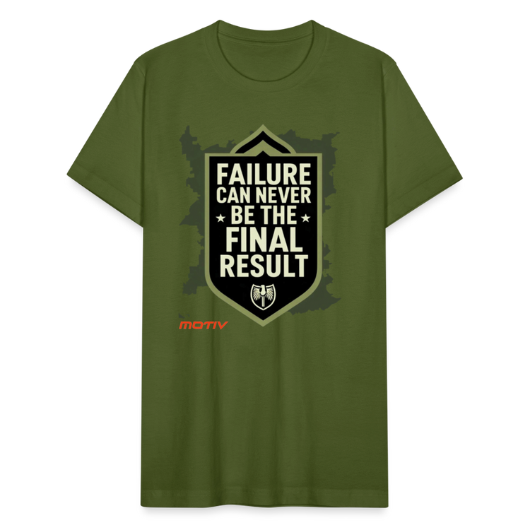 Final Result Jersey T-Shirt by Bella + Canvas - olive