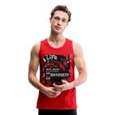 LIFE IS A GAME Men’s Premium Tank - red