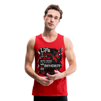 LIFE IS A GAME Men’s Premium Tank - red
