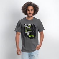 LIFE IS A GAME Men's T-Shirt | GILDAN 5000 - charcoal