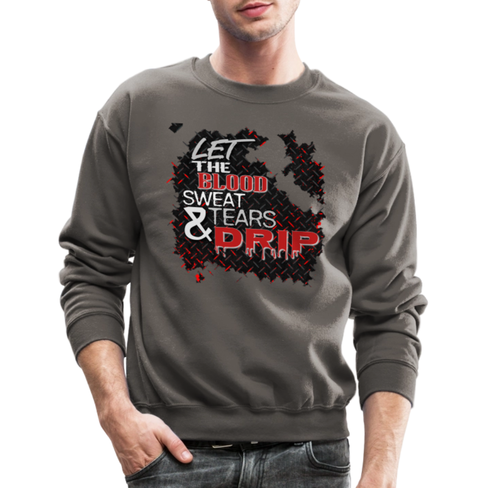 BLOOD SWEAT & TEARS Crewneck Sweatshirt - asphalt gray