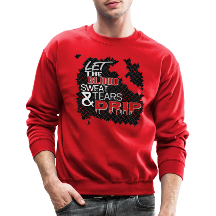 BLOOD SWEAT & TEARS Crewneck Sweatshirt - red