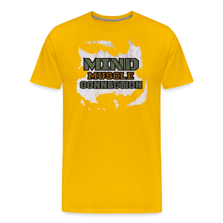 Mind Muscle Connection Premium T-Shirt - sun yellow