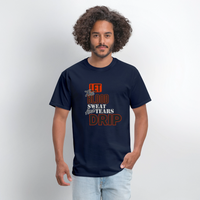 Blood, Sweat & Tears Half Sleeve Premium Tee - navy