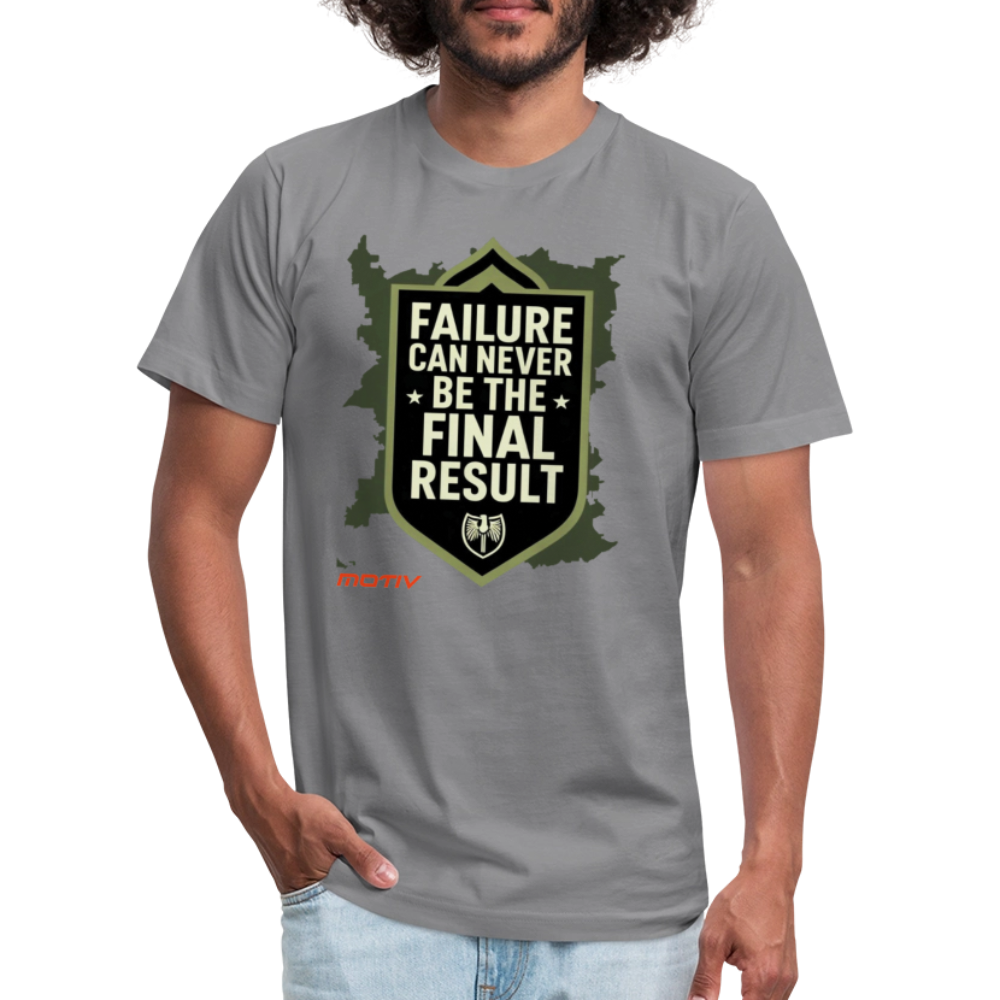 Final Result Jersey T-Shirt by Bella + Canvas - slate