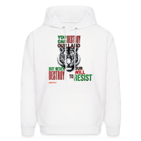 WILL TO RESIST Palestine Edition Men's PREMIUM QUALITY Hoodie - white