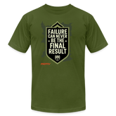 Final Result Jersey T-Shirt by Bella + Canvas - olive