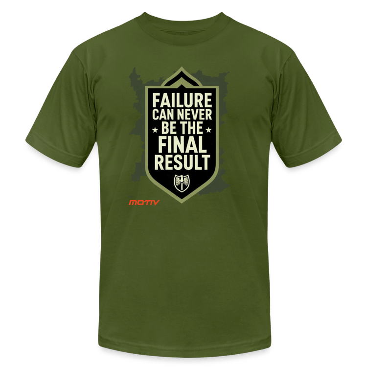 Final Result Jersey T-Shirt by Bella + Canvas - olive