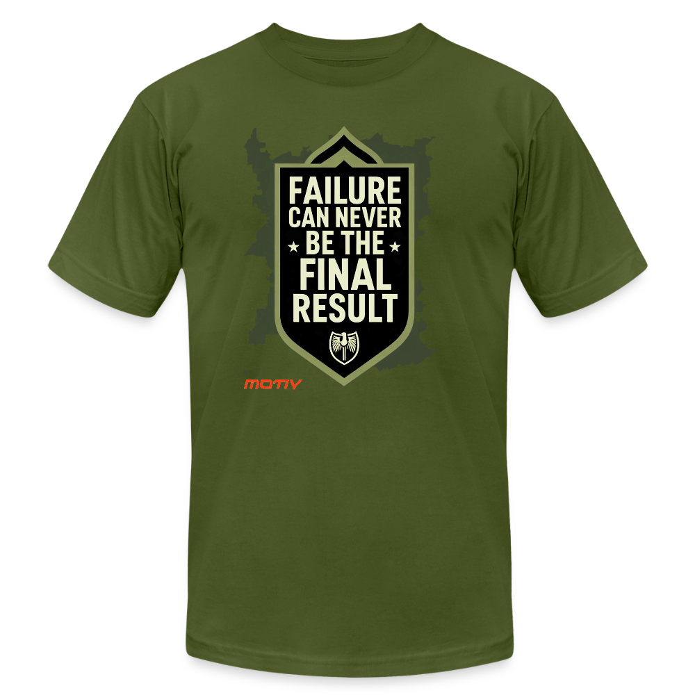 Final Result Jersey T-Shirt by Bella + Canvas - olive
