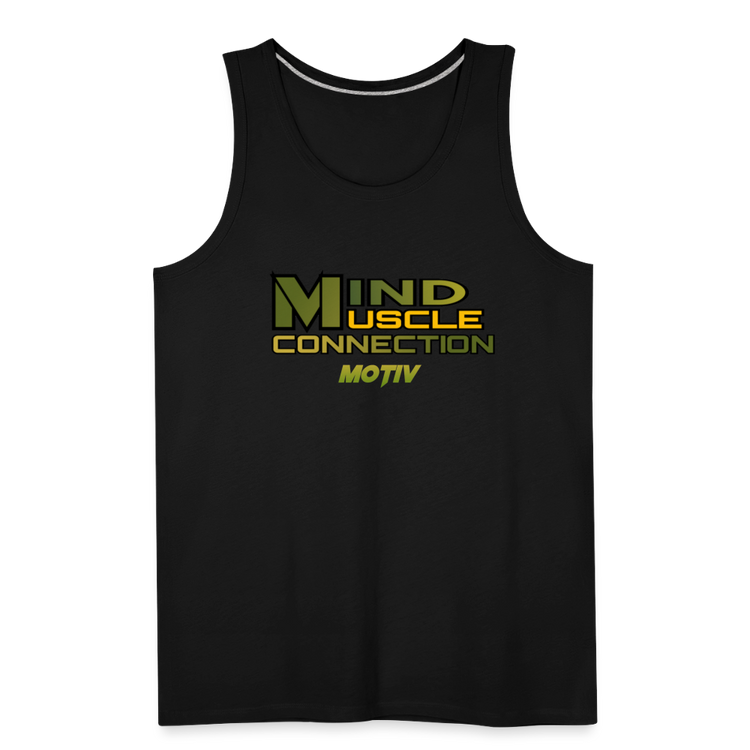 Mind Muscle Connection Men’s Premium Tank - black