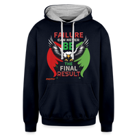 FINAL RESULT PALESTINE Edition 3 m/w Contrast Hoodie - navy/heather gray