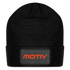 Motiv Patch Beanie - black
