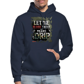 BLOOD SWEAT & TEARS Heavy Blend Adult Hoodie - navy