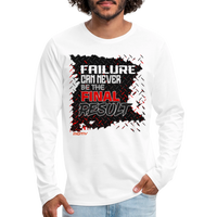 Men's FINAL RESULT Premium Long Sleeve T-Shirt - white