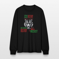 WILL TO RESIST PALESTINE Edition Men's Long Sleeve T-Shirt - black