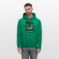 LIFE IS A GAME men's premium quality hoodie - kelly green
