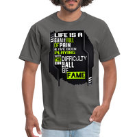 LIFE IS A GAME Men's T-Shirt | GILDAN 5000 - charcoal