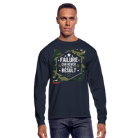 FINAL RESULT Men's Long Sleeve T-Shirt - navy