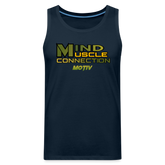 Mind Muscle Connection Men’s Premium Tank - deep navy