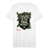 Final Result Jersey T-Shirt by Bella + Canvas - white