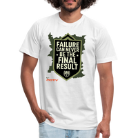 Final Result Jersey T-Shirt by Bella + Canvas - white
