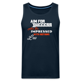 Aim For Success Men’s Premium Tank - deep navy