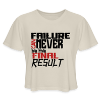 FINAL RESULT Women's Cropped T-Shirt - dust
