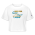 Aim For Success Women’s Champion Cropped T-Shirt - white
