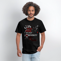 LIFE IS A GAME Men's T-Shirt | GILDAN 5000 - black